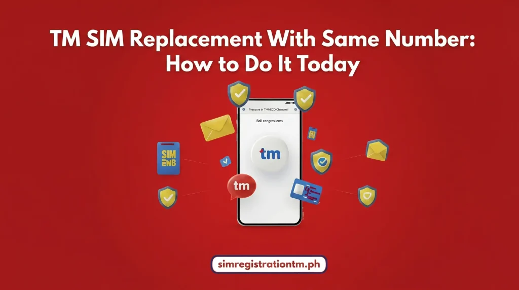 TM SIM Replacement With Same Number